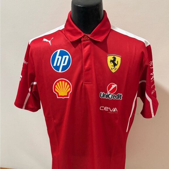 Formula 1 Jersey Ferrari Pirelli , Unisex - Picture 1 of 14